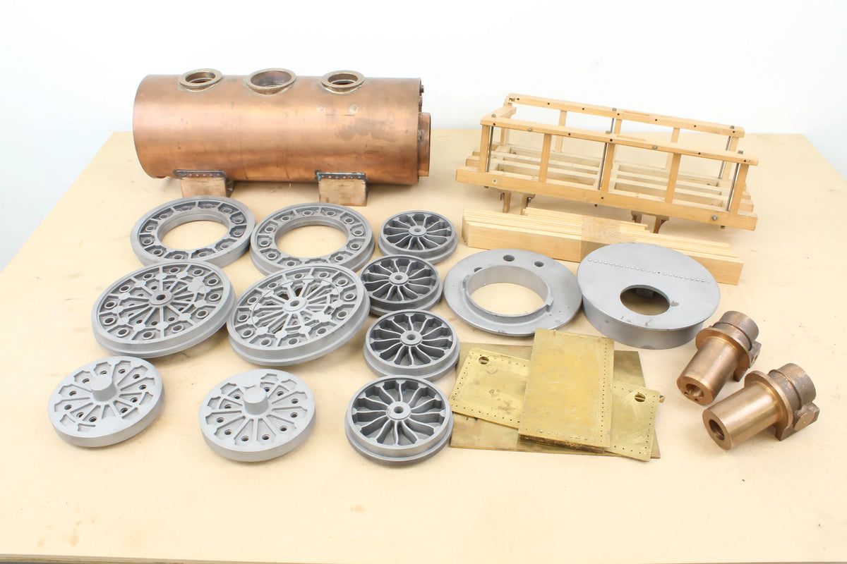 7 1/4 inch gauge "Locomotion" boiler and parts