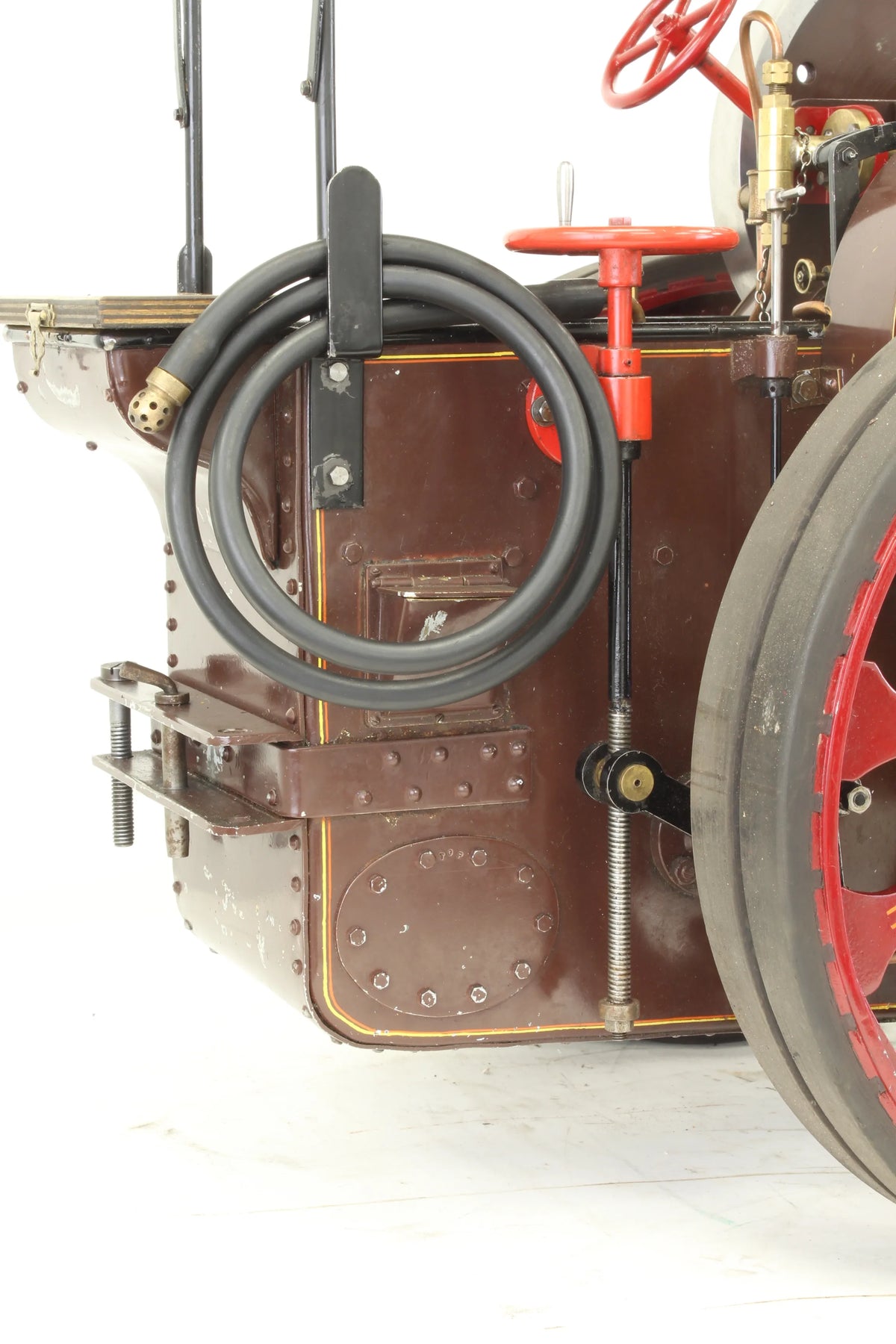 3 inch scale Ruston & Proctor steam tractor with driving trolley