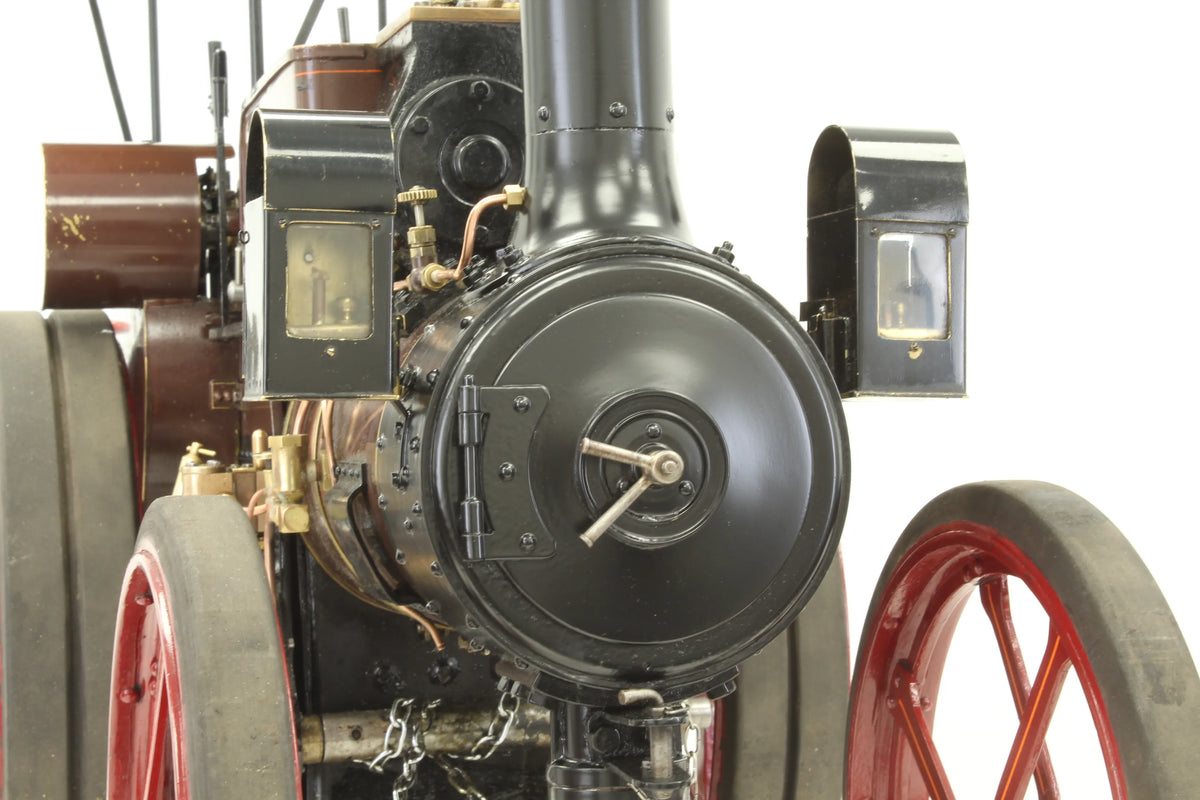 3 inch scale Ruston & Proctor steam tractor with driving trolley
