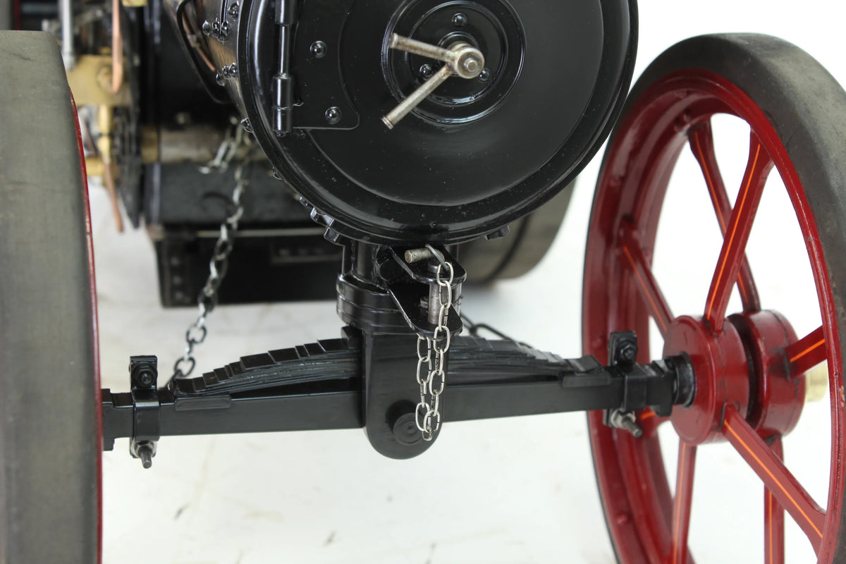 3 inch scale Ruston & Proctor steam tractor with driving trolley