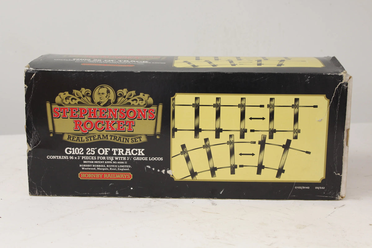 3 1/2 inch gauge Hornby "Rocket" with track