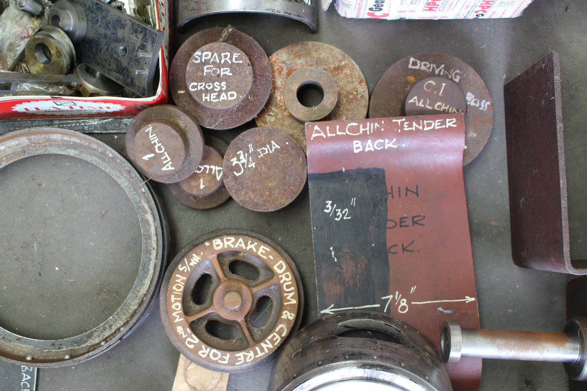 3 inch scale Allchin parts & castings