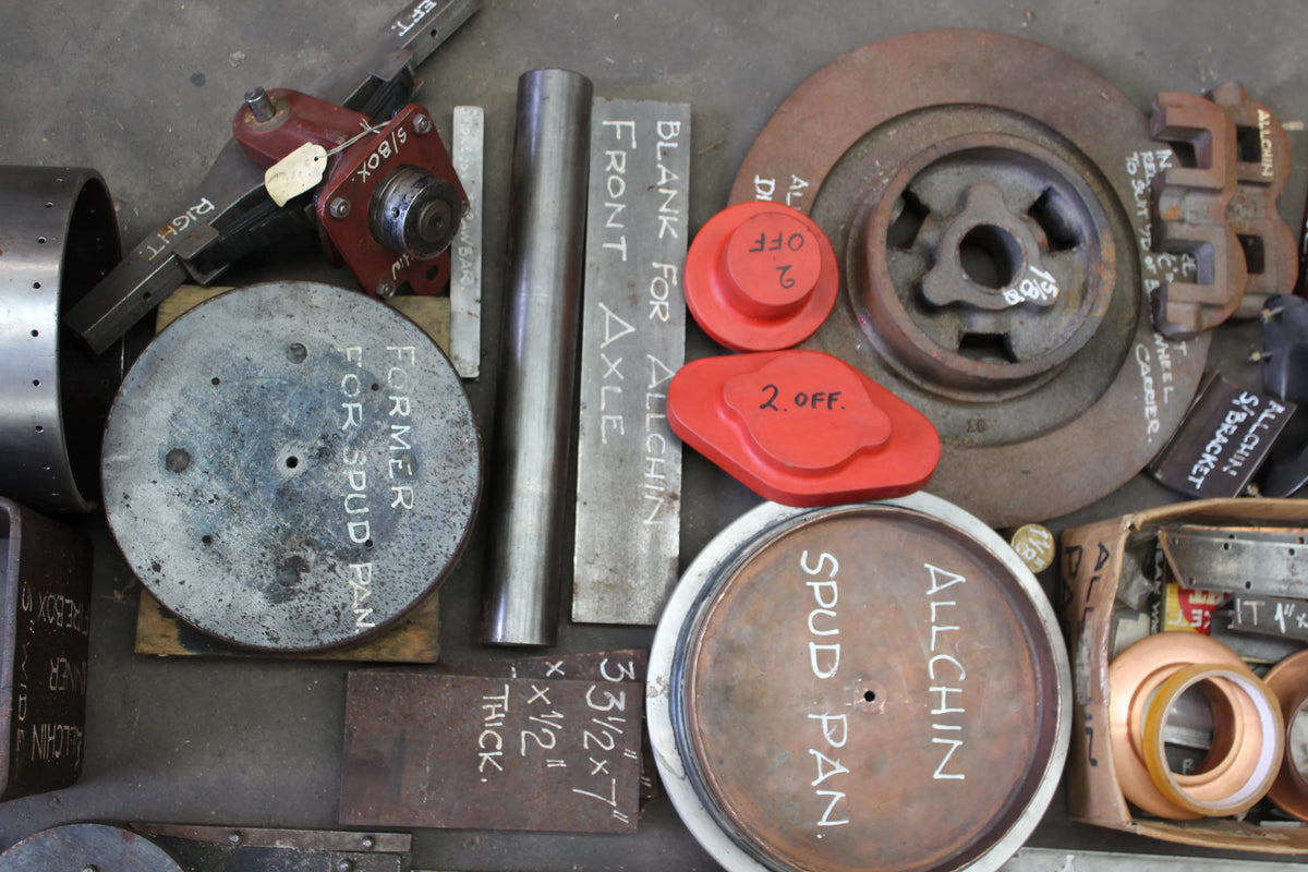 3 inch scale Allchin parts & castings