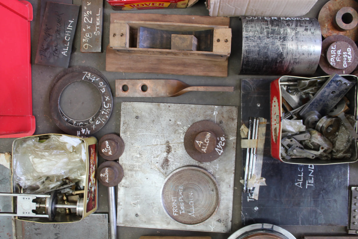 3 inch scale Allchin parts & castings