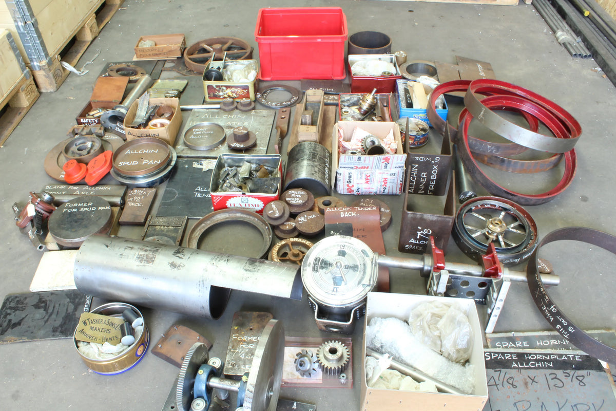 3 inch scale Allchin parts & castings