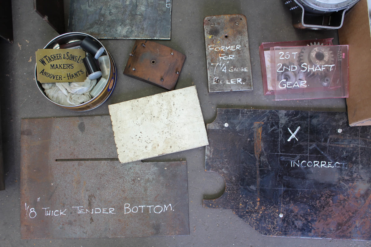 3 inch scale Allchin parts & castings