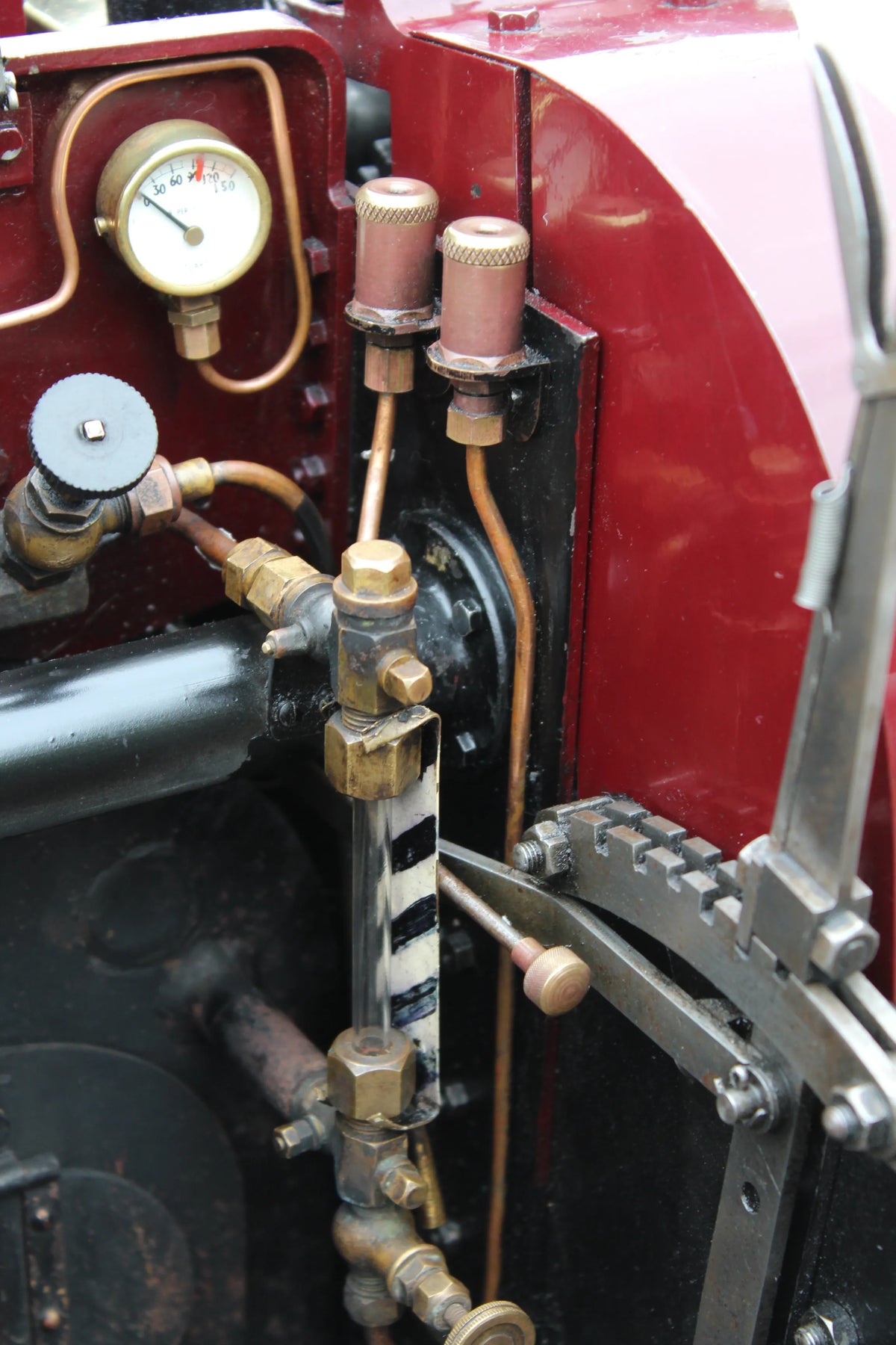3 inch scale Burrell agricultural engine with driving truck