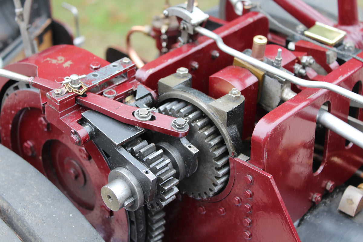 3 inch scale Burrell agricultural engine with driving truck
