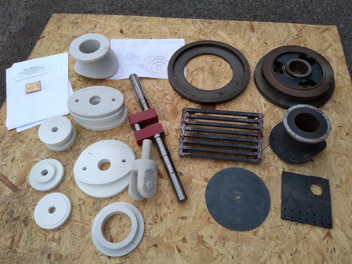 Part-built 4 inch scale Burrell agricultural engine