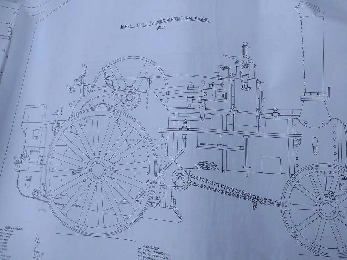 Part-built 4 inch scale Burrell agricultural engine