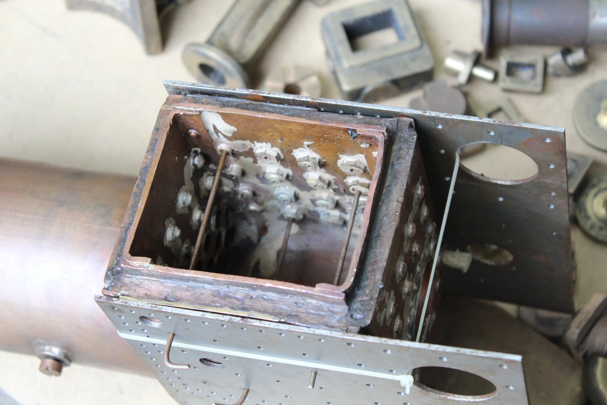 Part-built 1 1/2 inch scale Allchin agricultural engine