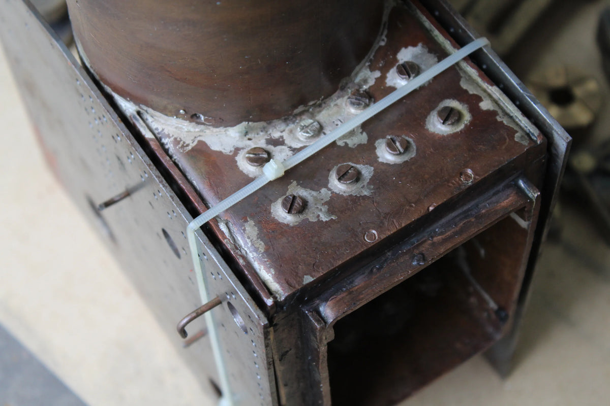 Part-built 1 1/2 inch scale Allchin agricultural engine