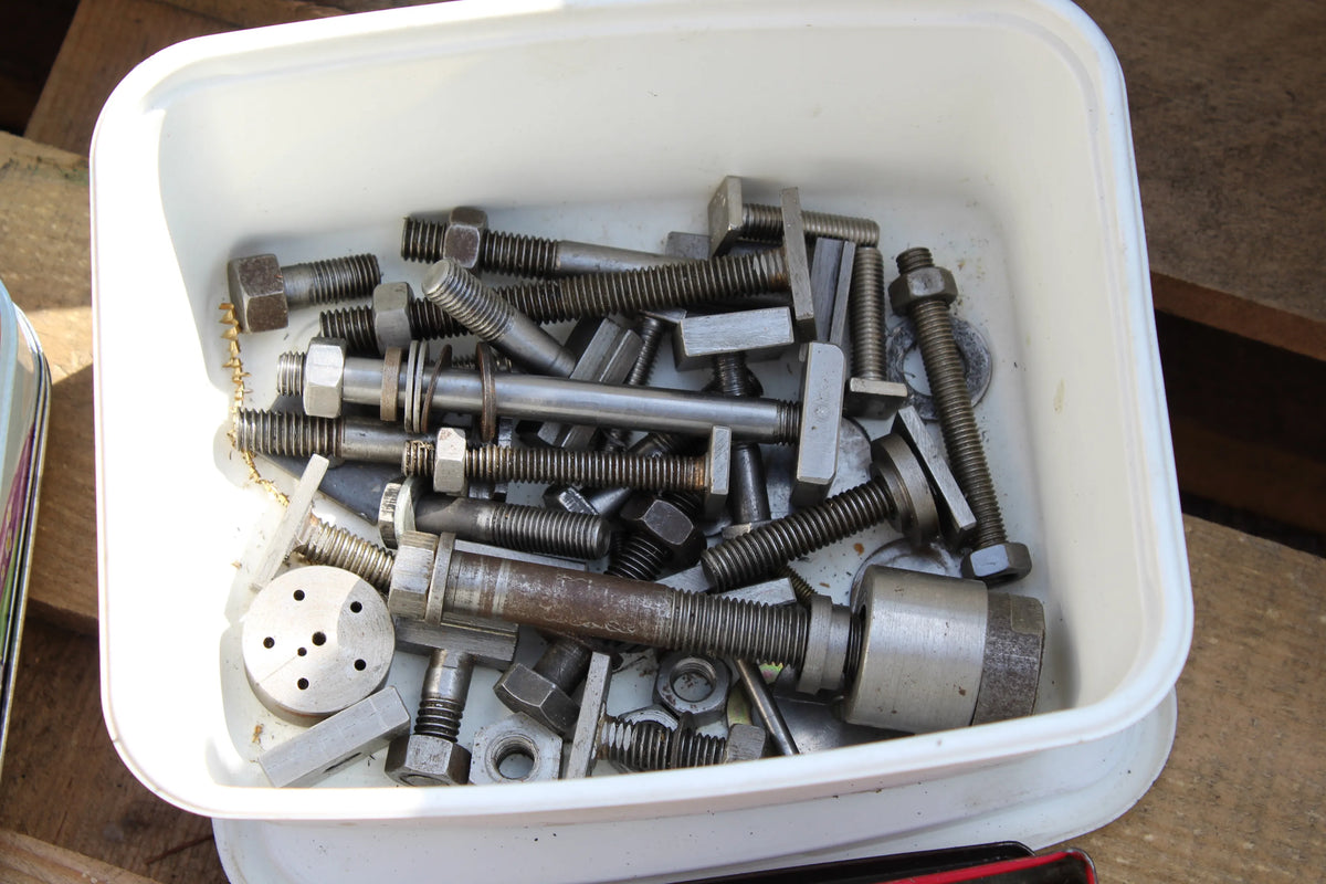 Myford ML7 lathe with tooling