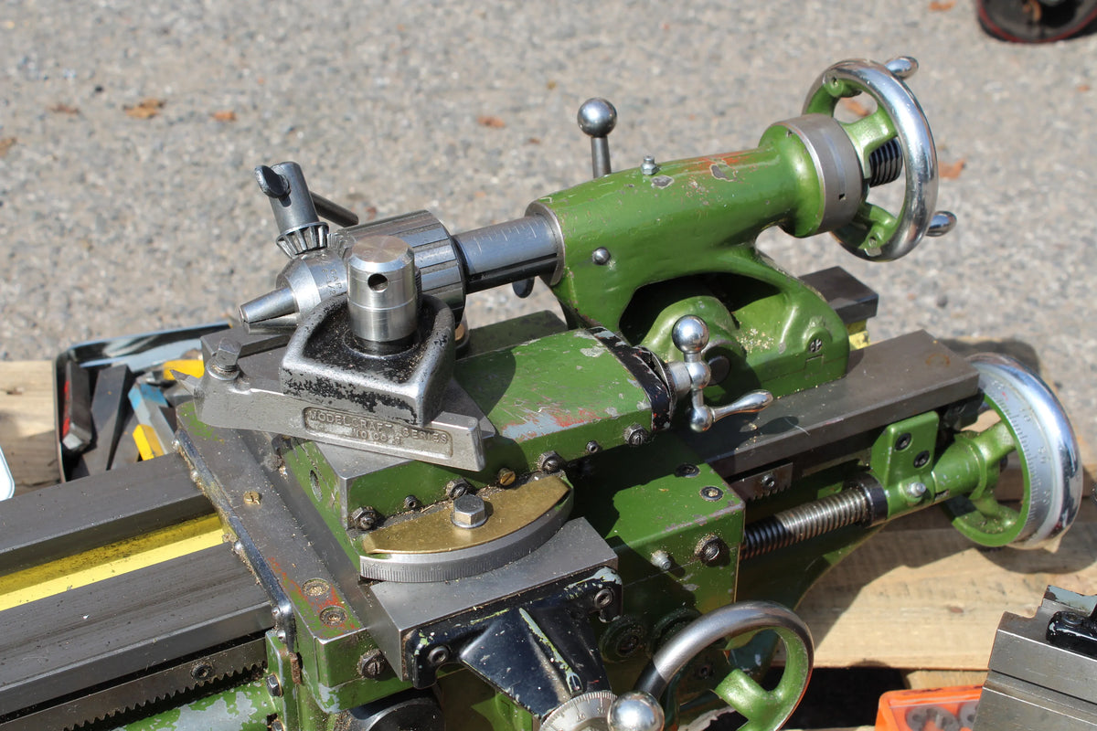 Myford ML7 lathe with tooling