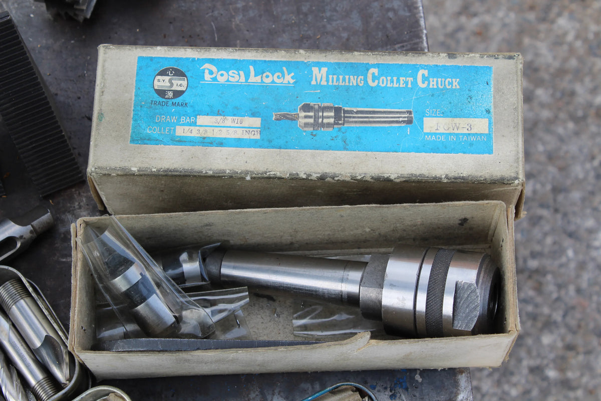Heavy duty bench top milling machine with tooling