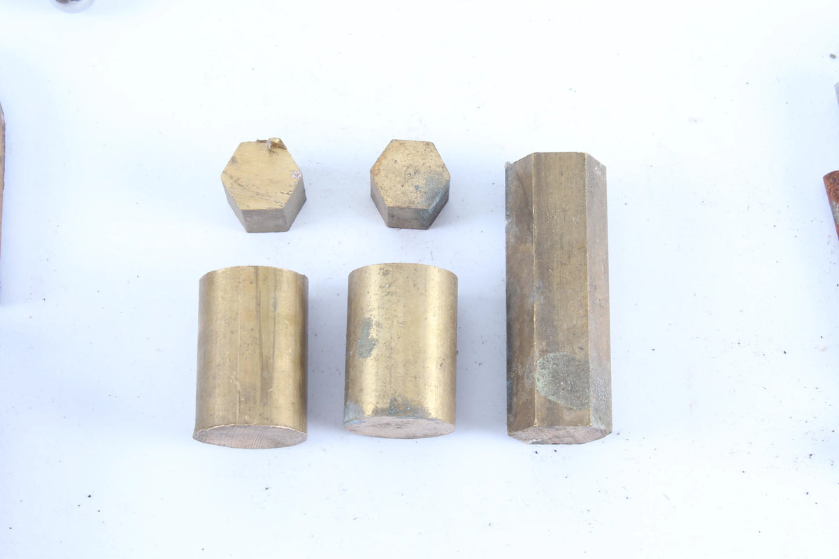 Stuart steam pump castings with part-built pump