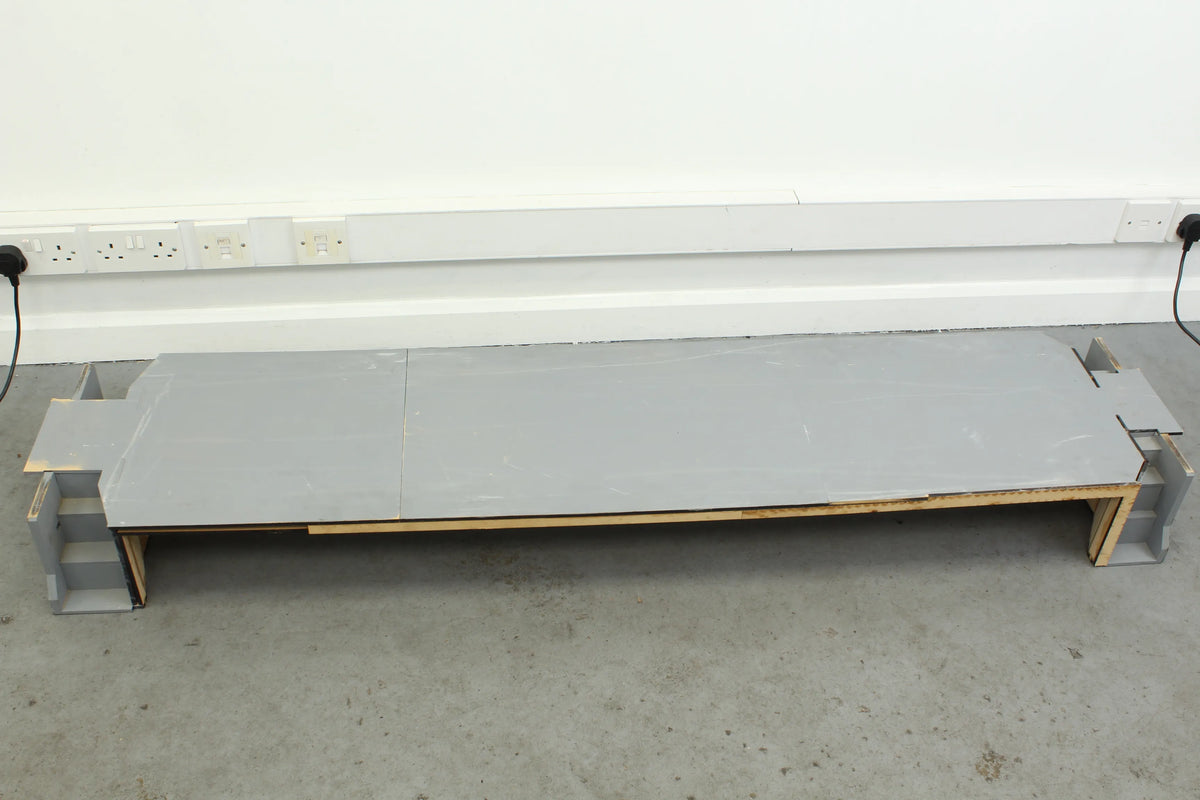 Part-built 7 1/4 inch gauge EMD SW1500 battery-electric