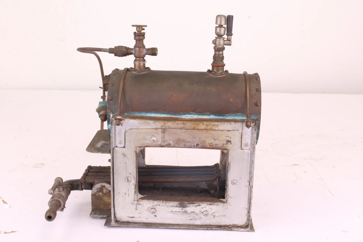 Vintage gas-fired boiler