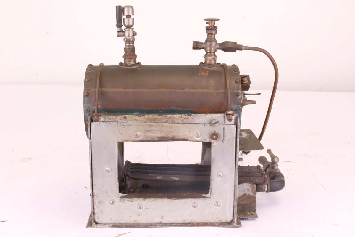 Vintage gas-fired boiler
