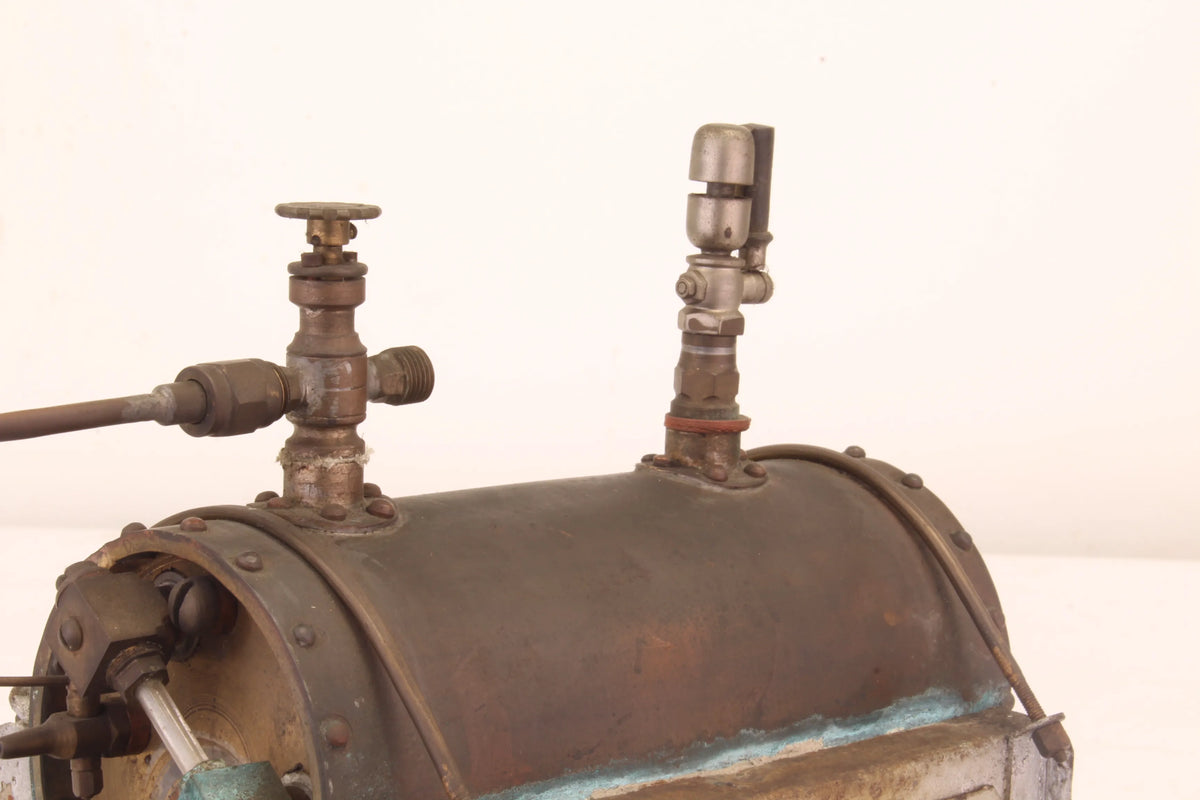 Vintage gas-fired boiler