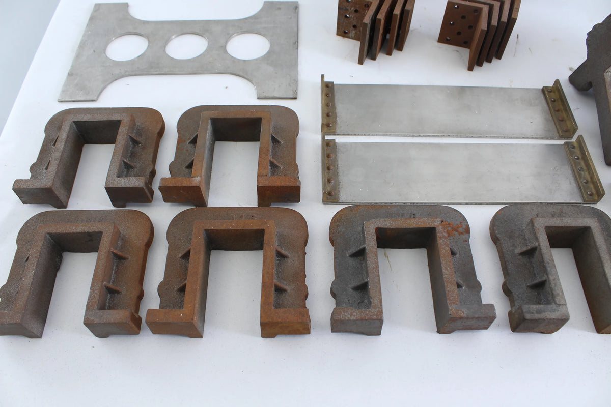 7 1/4 inch gauge LMS Black 5 frames, miscellaneous castings