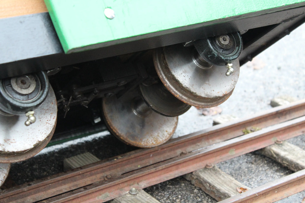 7 1/4 inch gauge ride-in braked passenger/driving truck