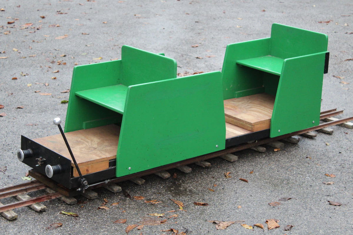 7 1/4 inch gauge ride-in braked passenger/driving truck