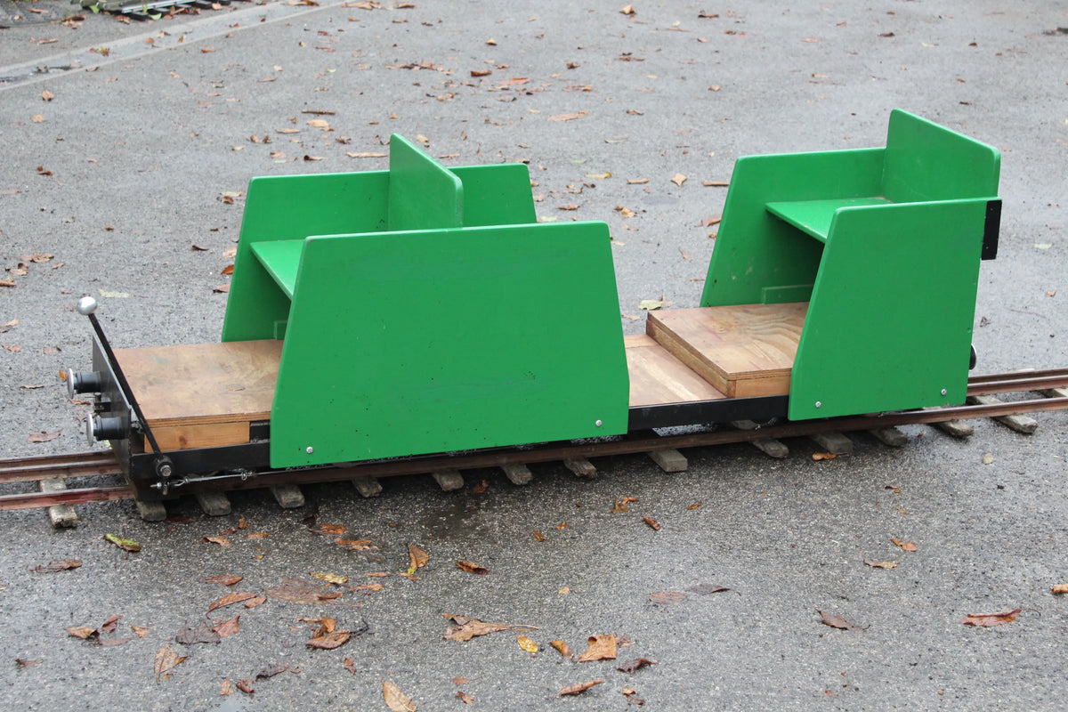 7 1/4 inch gauge ride-in braked passenger/driving truck