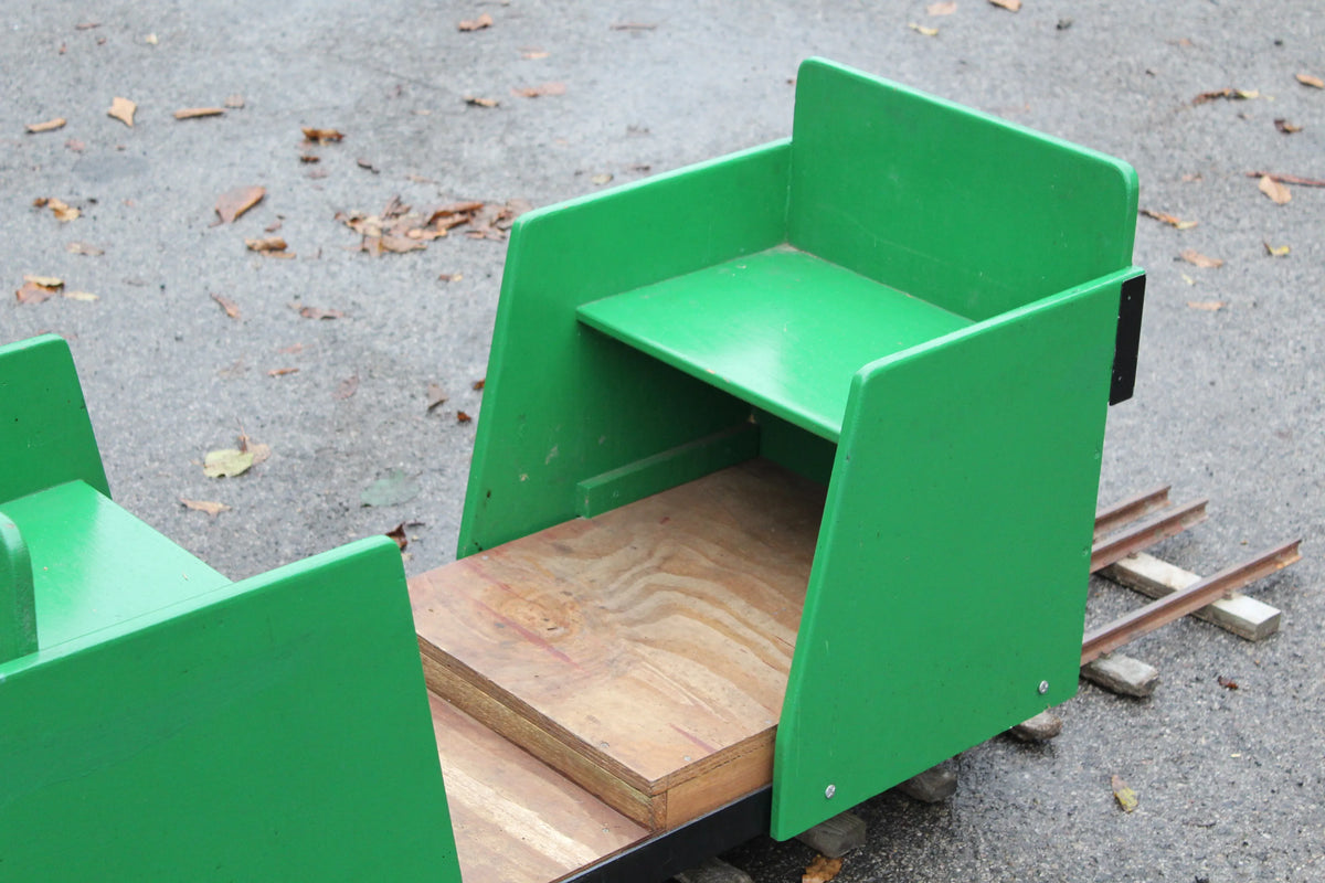 7 1/4 inch gauge ride-in braked passenger/driving truck
