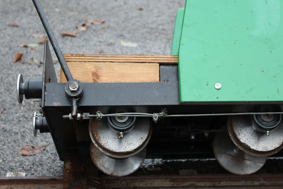 7 1/4 inch gauge ride-in braked passenger/driving truck
