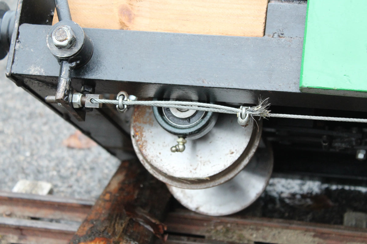7 1/4 inch gauge ride-in braked passenger/driving truck