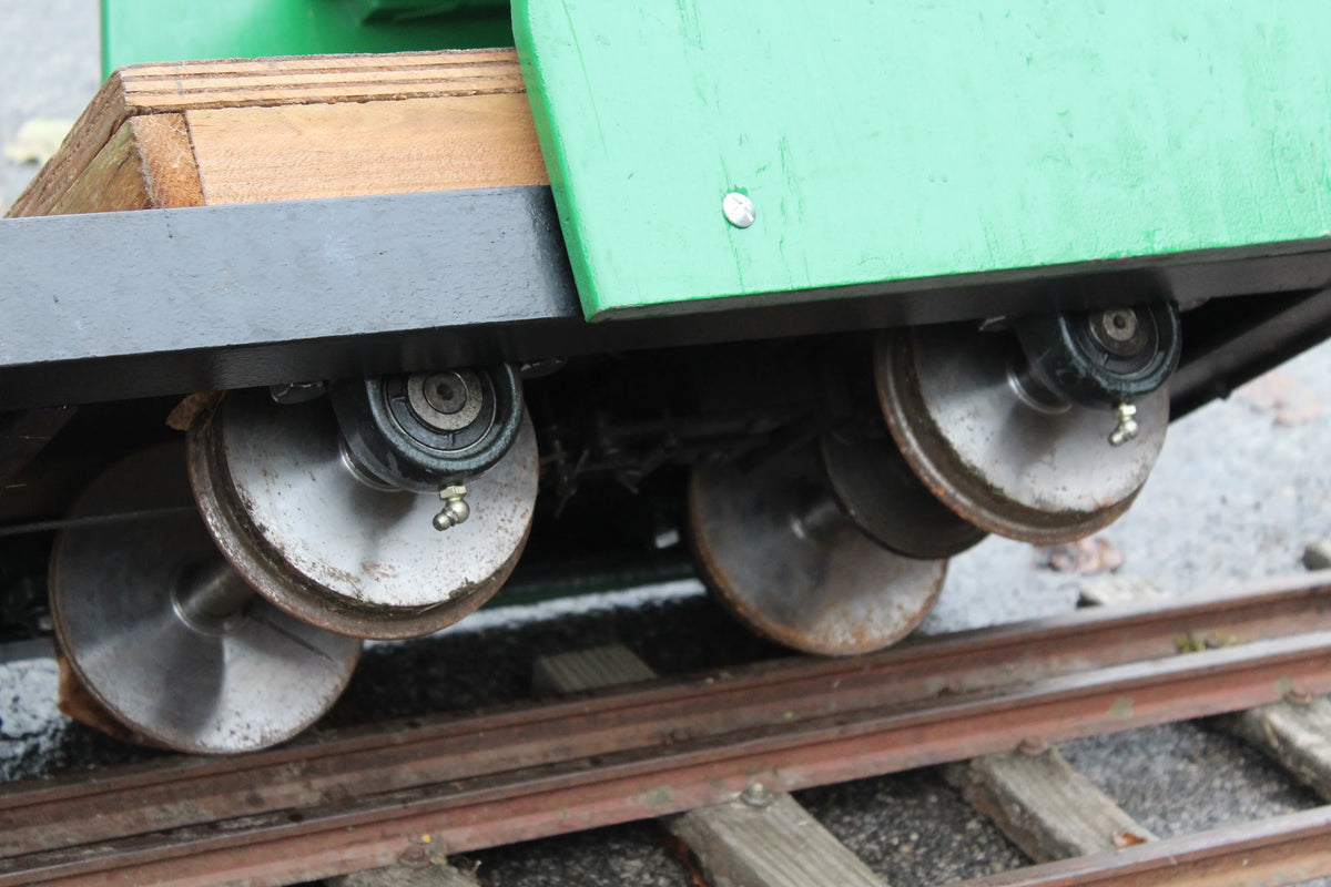 7 1/4 inch gauge ride-in braked passenger/driving truck