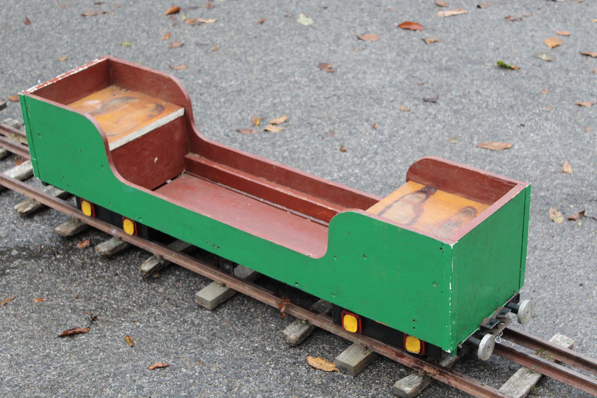 5 inch gauge two seat bogie passenger carriage