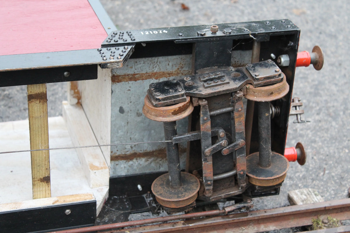 5 inch gauge "BWR" braked bogie wagon