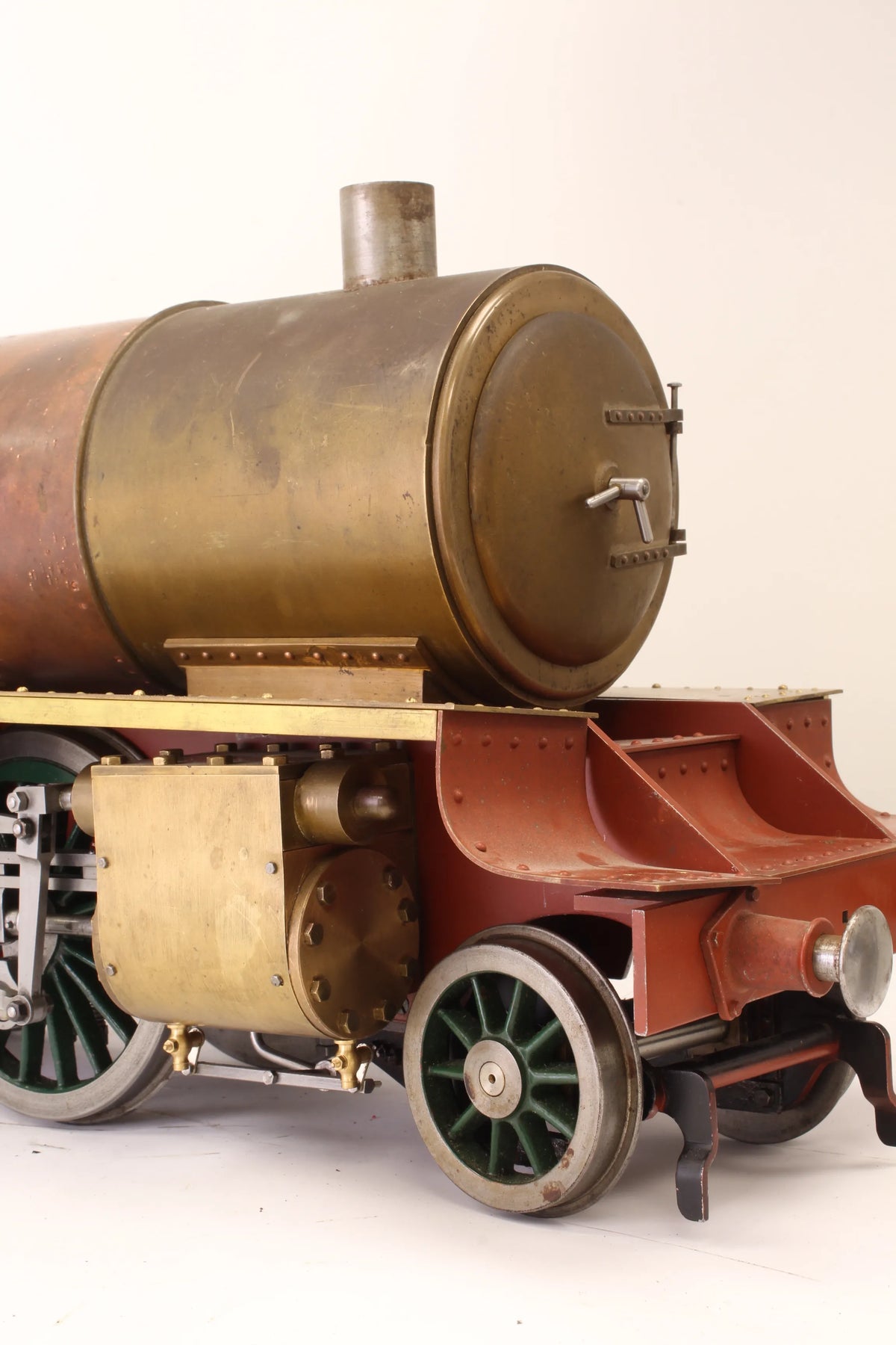 3 1/2 inch gauge part-built Southern 2-6-2, tested boiler
