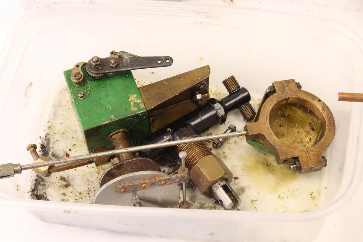 3 1/2 inch gauge part-built Southern 2-6-2, tested boiler