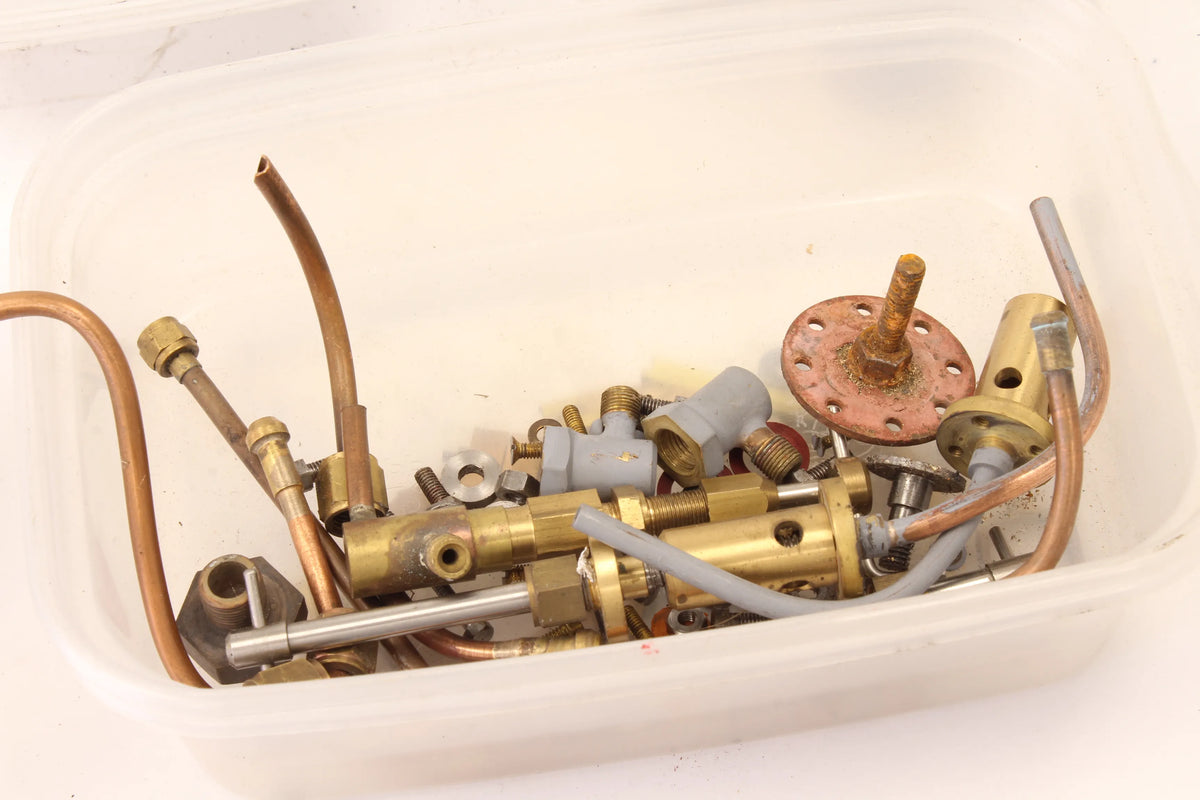 3 1/2 inch gauge part-built Southern 2-6-2, tested boiler