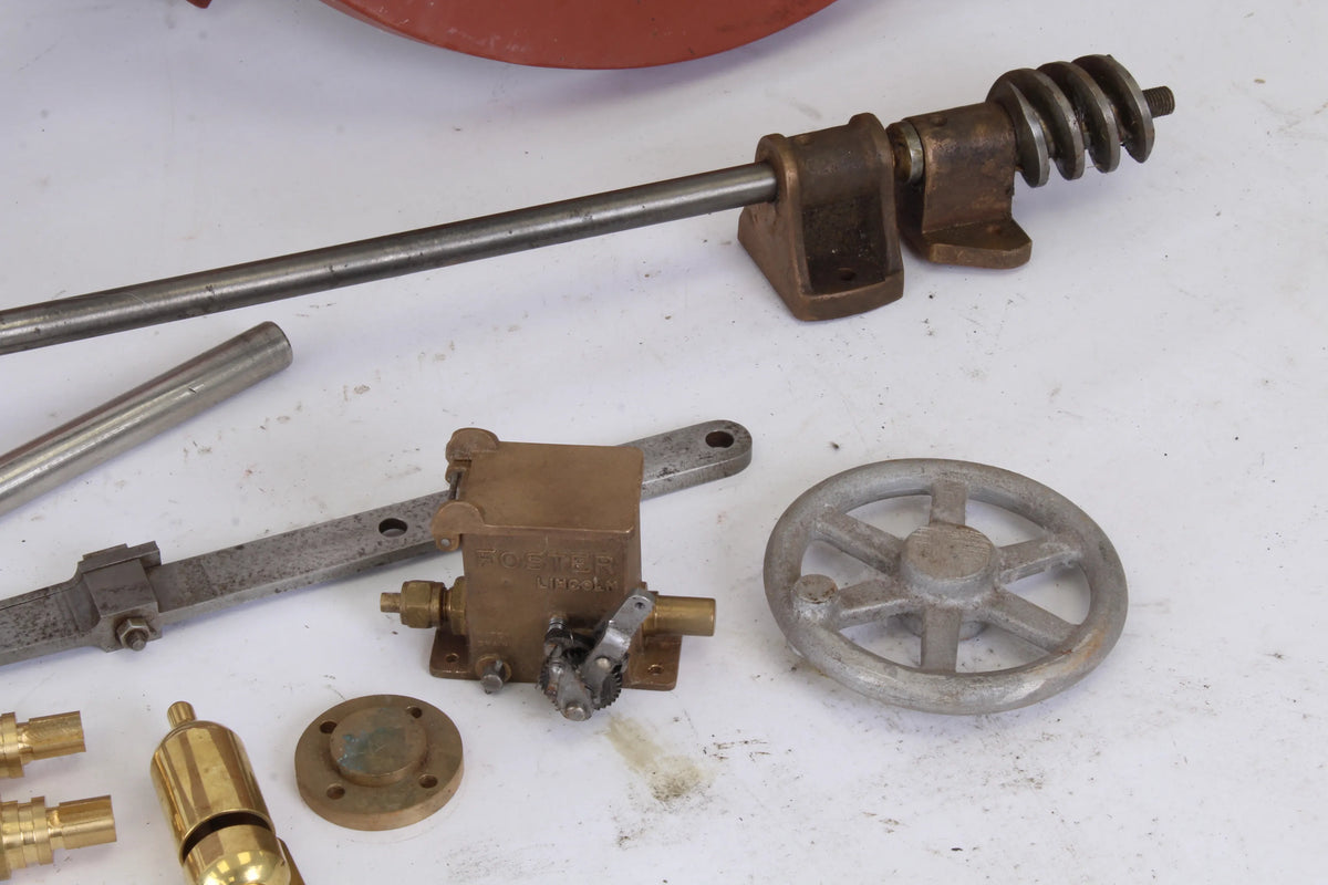 4 inch scale Burrell agricultural engine, commercial boiler, drawings