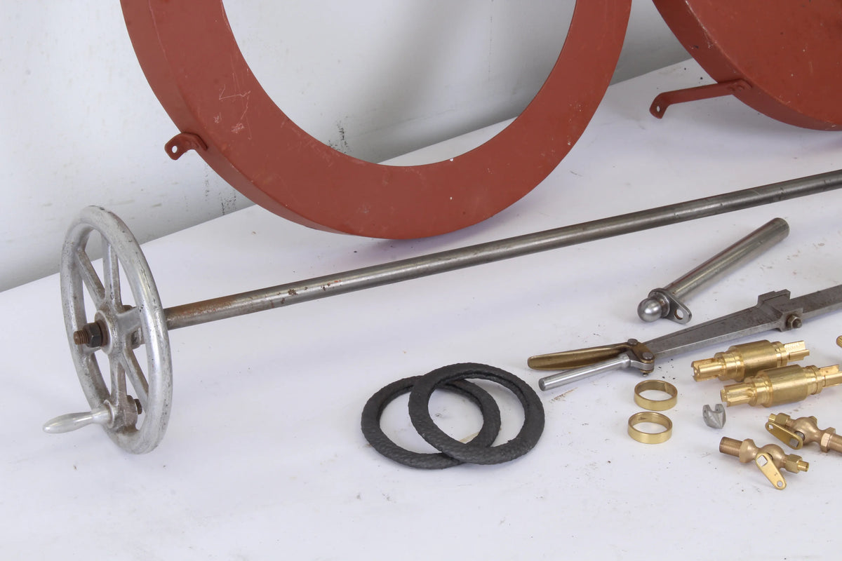 4 inch scale Burrell agricultural engine, commercial boiler, drawings