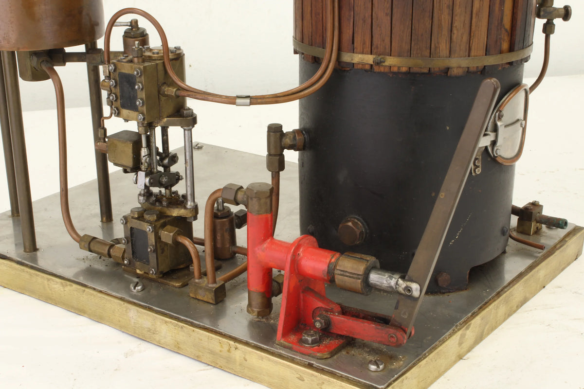 5 inch vertical coal-fired boiler with steam pump