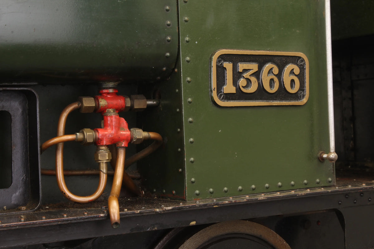 7 1/4 inch gauge GWR 1366 0-6-0PT