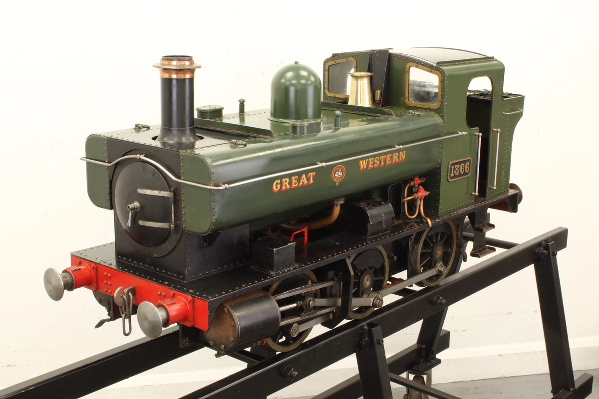 7 1/4 inch gauge GWR 1366 0-6-0PT