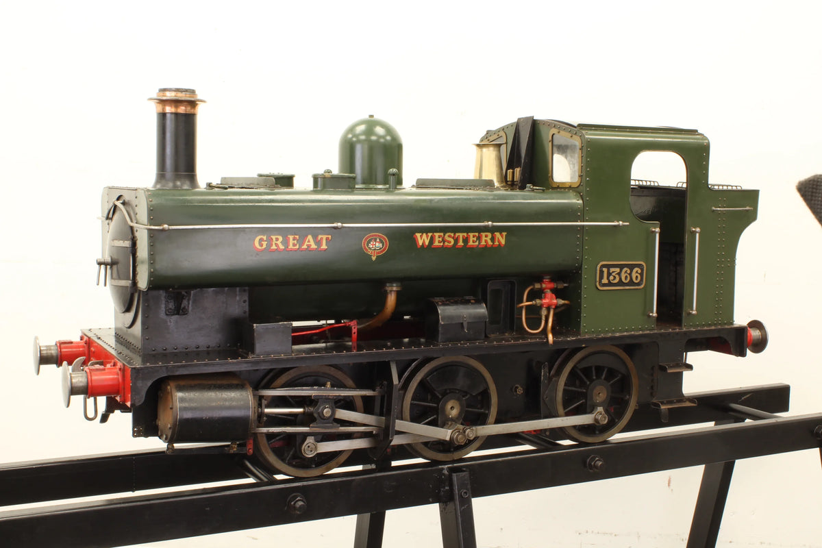 7 1/4 inch gauge GWR 1366 0-6-0PT