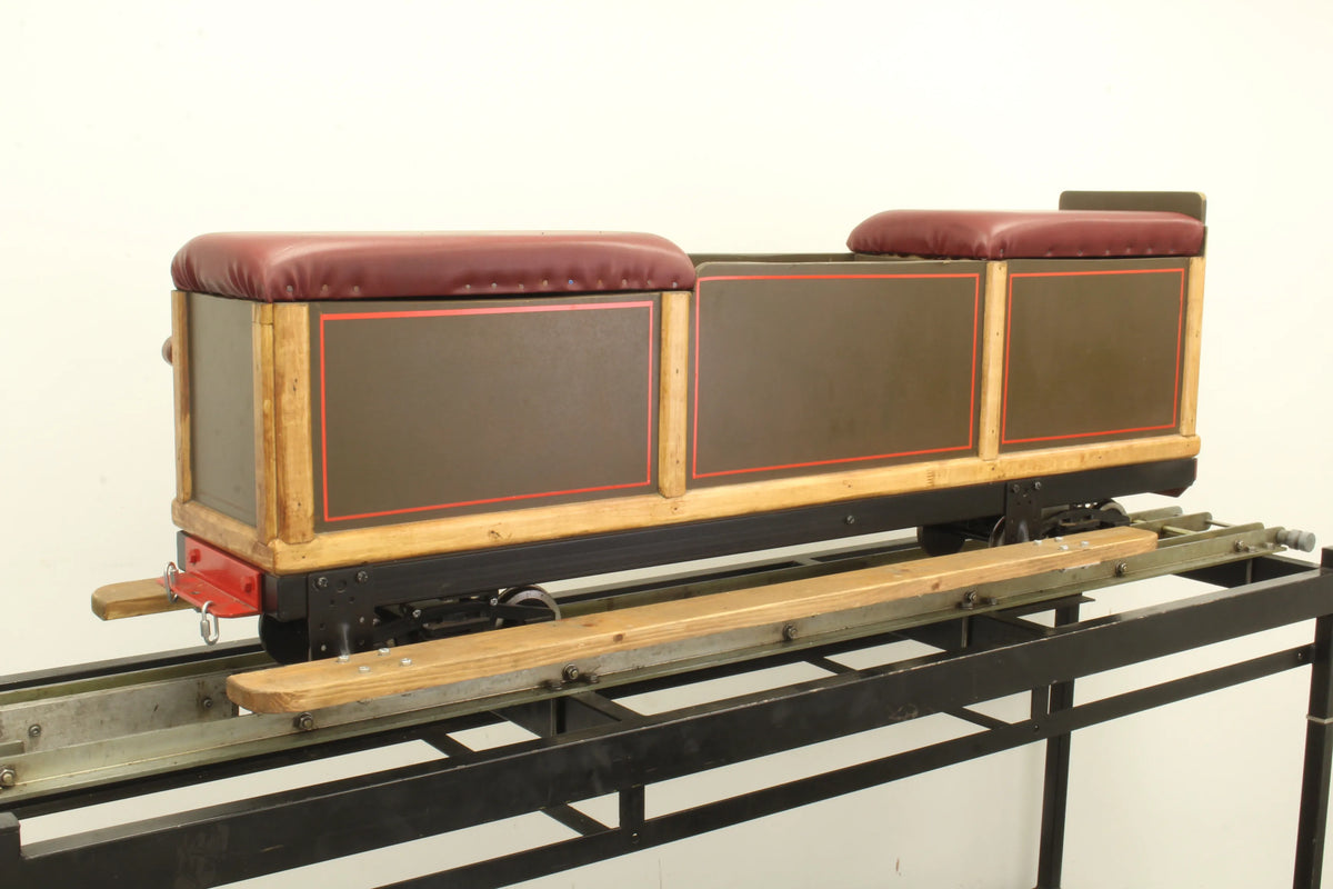 5 inch gauge braked bogie passenger truck