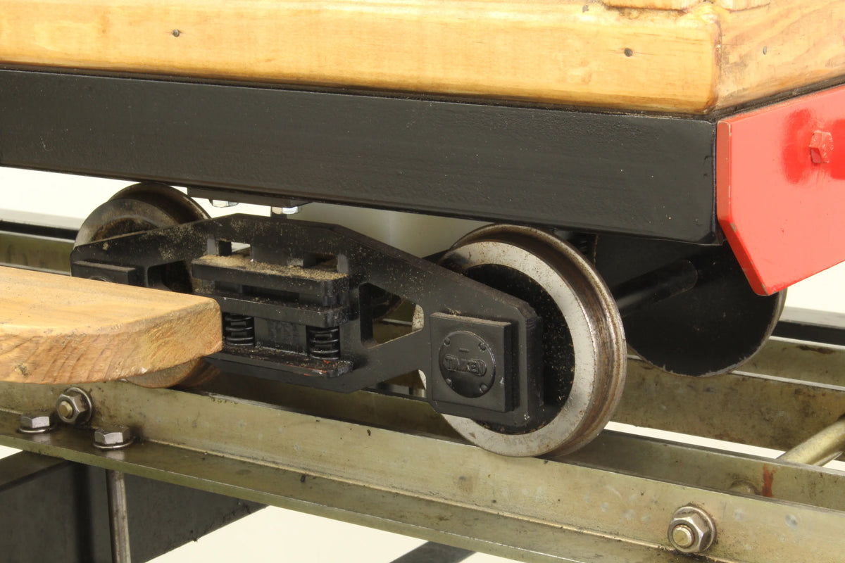 5 inch gauge braked bogie passenger truck