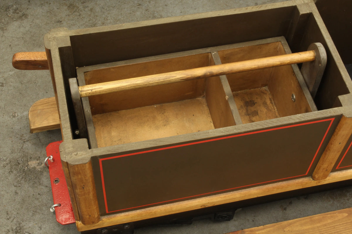 5 inch gauge braked bogie passenger truck