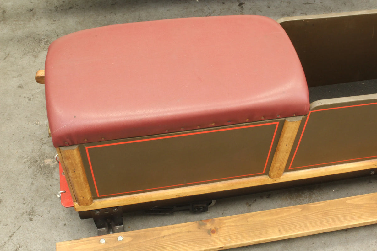 5 inch gauge braked bogie passenger truck