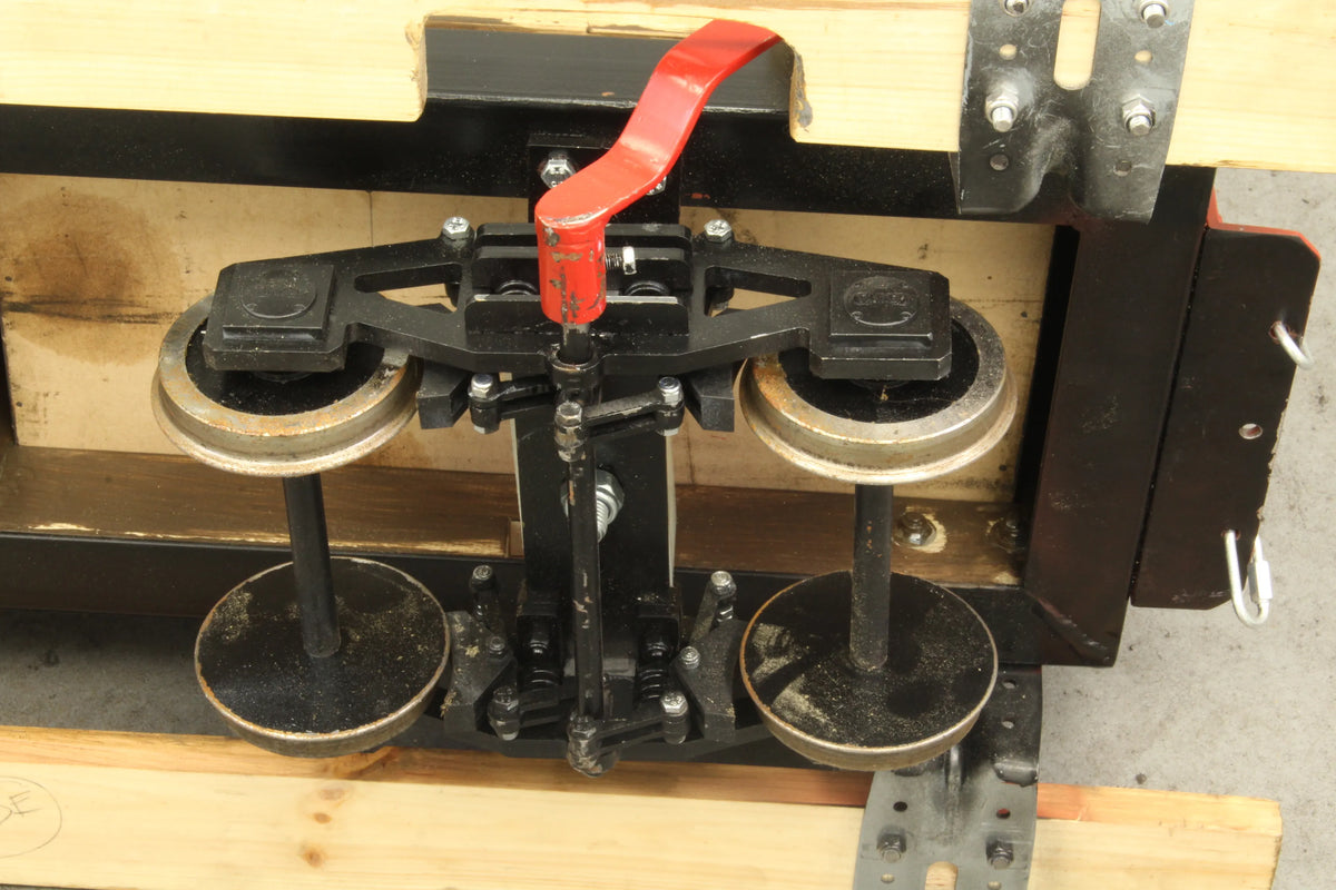 5 inch gauge braked bogie passenger truck