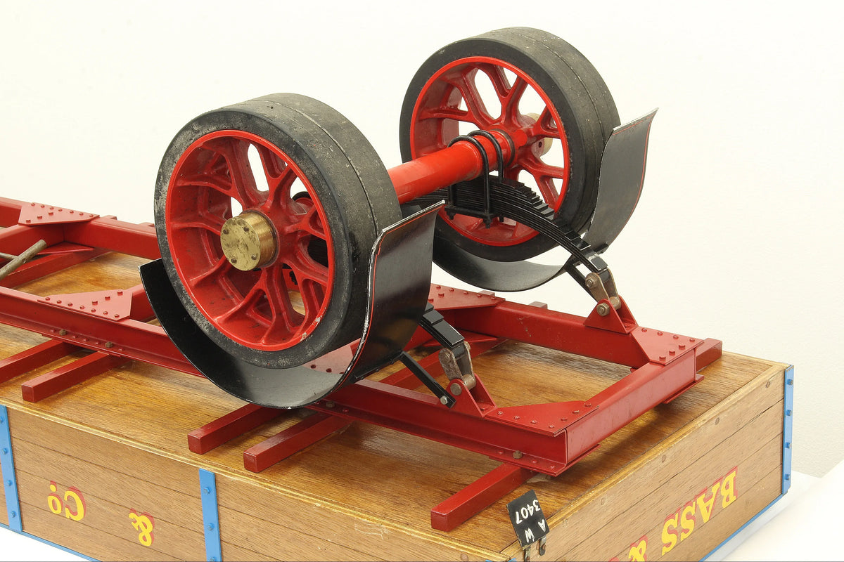 2 inch scale Clayton steam wagon with articulated trailer