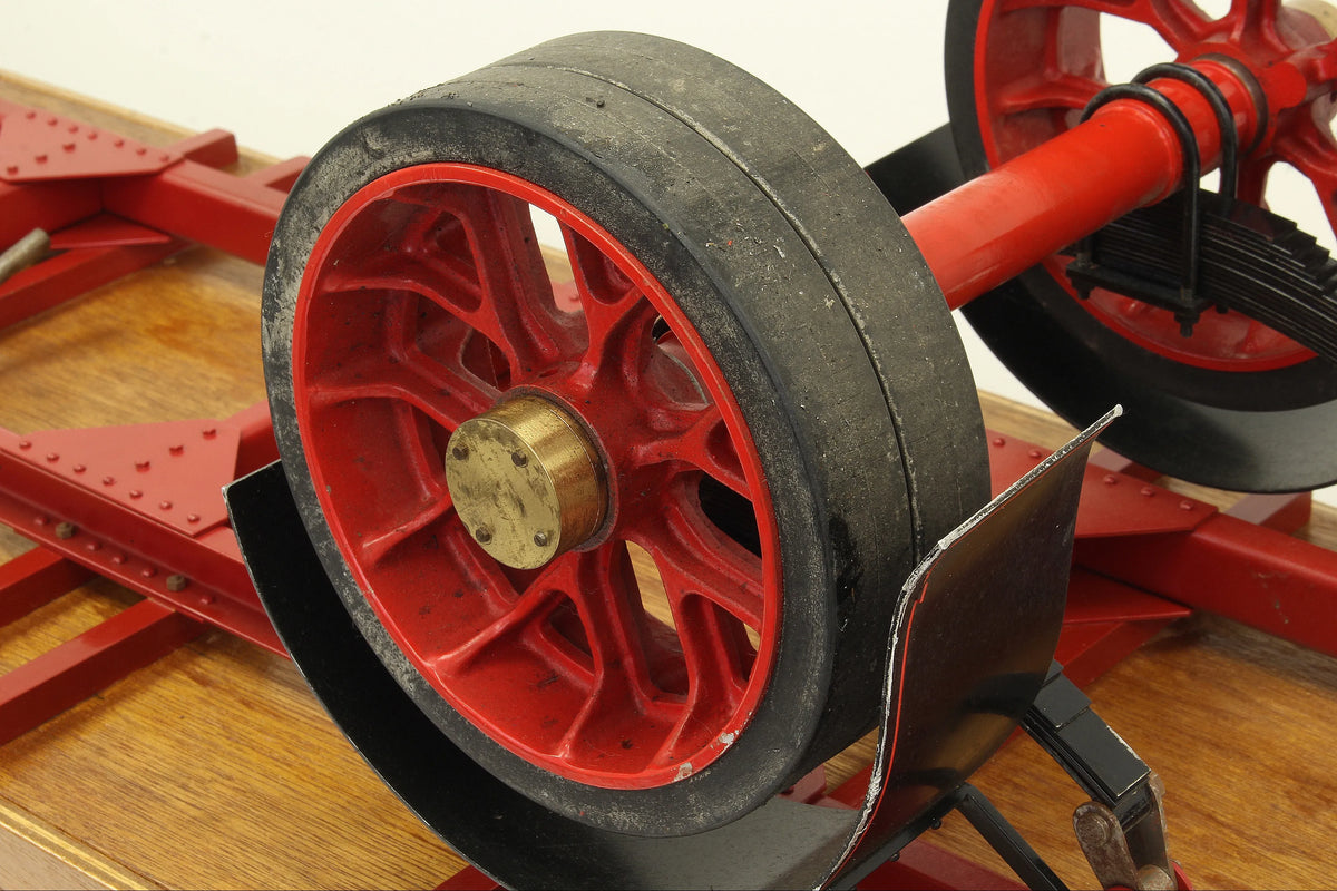 2 inch scale Clayton steam wagon with articulated trailer